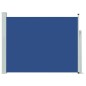 vidaXL Toldo lateral retráctil para patio azul 140x500 cm vidaXL Toldo lateral retráctil para patio azul 140x500 cm