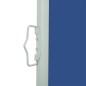 vidaXL Toldo lateral retráctil para patio azul 140x500 cm vidaXL Toldo lateral retráctil para patio azul 140x500 cm