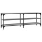 vidaXL Mueble de TV madera contrachapada gris Sonoma 140x30x50 cm vidaXL Mueble de TV madera contrachapada gris Sonoma 140x30x50 cm