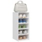 vidaXL Mueble zapatero de madera contrachapada blanco 31,5x35x70 cm vidaXL Mueble zapatero de madera contrachapada blanco 31,5x35x70 cm