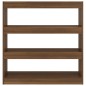 vidaXL Estantería/divisor de espacios roble marrón 100x30x103 cm vidaXL Estantería/divisor de espacios roble marrón 100x30x103 cm