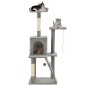vidaXL Rascador para gatos con poste de sisal 120 cm gris vidaXL Rascador para gatos con poste de sisal 120 cm gris