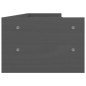 vidaXL Soporte para monitor madera maciza de pino gris 100x24x16 cm vidaXL Soporte para monitor madera maciza de pino gris 100x24x16 cm