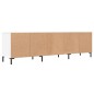 vidaXL Mueble de TV madera contrachapada blanco 150x30x44,5 cm vidaXL Mueble de TV madera contrachapada blanco 150x30x44,5 cm