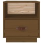 vidaXL Mesitas de noche 2 uds madera de pino marrón miel 40x34x45 cm vidaXL Mesitas de noche 2 uds madera de pino marrón miel 40x34x45 cm