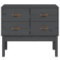 vidaXL Mueble consola de madera maciza de pino gris 90x40x78 cm vidaXL Mueble consola de madera maciza de pino gris 90x40x78 cm