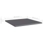 vidaXL Estante estantería 8 uds contrachapada gris brillo 40x40x1,5 cm vidaXL Estante estantería 8 uds contrachapada gris brillo 40x40x1,5 cm