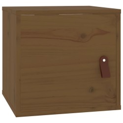 vidaXL Armario de pared madera maciza de pino marrón miel 31,5x30x30cm