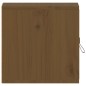 vidaXL Armario de pared madera maciza de pino marrón miel 31,5x30x30cm vidaXL Armario de pared madera maciza de pino marrón miel 31,5x30x30cm
