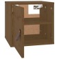 vidaXL Armario de pared madera maciza de pino marrón miel 31,5x30x30cm vidaXL Armario de pared madera maciza de pino marrón miel 31,5x30x30cm