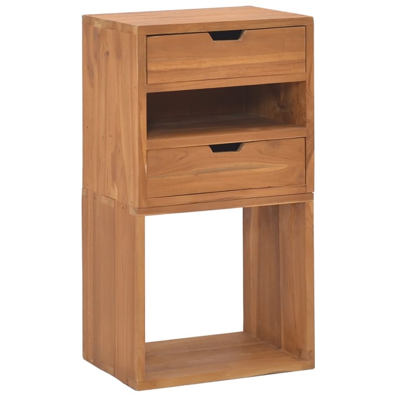 vidaXL Mueble de almacenaje madera maciza de teca 40x30x76 cm vidaXL Mueble de almacenaje madera maciza de teca 40x30x76 cm