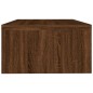 vidaXL Soporte de monitor madera contrachapada roble marrón 42x24x13cm