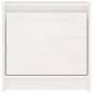 vidaXL Mesita de noche madera maciza de mango blanco 40x30,5x40 cm vidaXL Mesita de noche madera maciza de mango blanco 40x30,5x40 cm