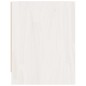 vidaXL Mesita de noche madera maciza de mango blanco 40x30,5x40 cm vidaXL Mesita de noche madera maciza de mango blanco 40x30,5x40 cm