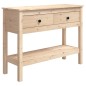 vidaXL Mesa consola madera maciza de pino 100x35x75 cm vidaXL Mesa consola madera maciza de pino 100x35x75 cm