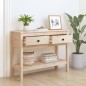 vidaXL Mesa consola madera maciza de pino 100x35x75 cm vidaXL Mesa consola madera maciza de pino 100x35x75 cm