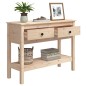 vidaXL Mesa consola madera maciza de pino 100x35x75 cm vidaXL Mesa consola madera maciza de pino 100x35x75 cm