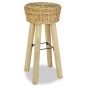 vidaXL Taburetes de cocina 2 unidades ratán natural vidaXL Taburetes de cocina 2 unidades ratán natural