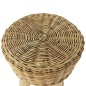 vidaXL Taburetes de cocina 2 unidades ratán natural vidaXL Taburetes de cocina 2 unidades ratán natural