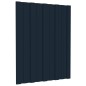 vidaXL Panel para tejado acero galvanizado antracita 12 uds 60x45 cm vidaXL Panel para tejado acero galvanizado antracita 12 uds 60x45 cm