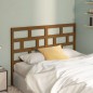 vidaXL Cabecero de cama madera maciza de pino marrón miel 146x4x100 cm vidaXL Cabecero de cama madera maciza de pino marrón miel 146x4x100 cm