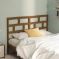 vidaXL Cabecero de cama madera maciza de pino marrón miel 146x4x100 cm vidaXL Cabecero de cama madera maciza de pino marrón miel 146x4x100 cm