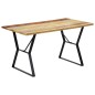 vidaXL Mesa de comedor de madera maciza reciclada 140x80x76 cm vidaXL Mesa de comedor de madera maciza reciclada 140x80x76 cm