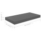 vidaXL Estantes flotantes de pared 2 uds MDF gris brillo 50x23x3,8 cm vidaXL Estantes flotantes de pared 2 uds MDF gris brillo 50x23x3,8 cm