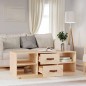 vidaXL Mesa de centro de madera maciza de pino 100x50x41 cm vidaXL Mesa de centro de madera maciza de pino 100x50x41 cm