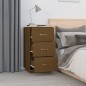 vidaXL Mesitas de noche 2 uds madera de pino marrón miel 40x40x75 cm vidaXL Mesitas de noche 2 uds madera de pino marrón miel 40x40x75 cm