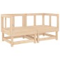 vidaXL Juego de muebles de jardín 11 piezas madera maciza de pino vidaXL Juego de muebles de jardín 11 piezas madera maciza de pino