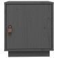 vidaXL Mesita de noche madera maciza de pino gris 40x34x45 cm vidaXL Mesita de noche madera maciza de pino gris 40x34x45 cm