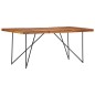 vidaXL Mesa de comedor de madera maciza de acacia 180x90x76 cm vidaXL Mesa de comedor de madera maciza de acacia 180x90x76 cm