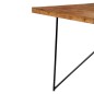 vidaXL Mesa de comedor de madera maciza de acacia 180x90x76 cm vidaXL Mesa de comedor de madera maciza de acacia 180x90x76 cm