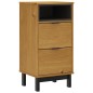 vidaXL Mesita de noche FLAM madera maciza de pino 40x35x80 cm vidaXL Mesita de noche FLAM madera maciza de pino 40x35x80 cm