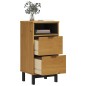 vidaXL Mesita de noche FLAM madera maciza de pino 40x35x80 cm vidaXL Mesita de noche FLAM madera maciza de pino 40x35x80 cm