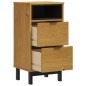 vidaXL Mesita de noche FLAM madera maciza de pino 40x35x80 cm vidaXL Mesita de noche FLAM madera maciza de pino 40x35x80 cm