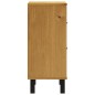 vidaXL Mesita de noche FLAM madera maciza de pino 40x35x80 cm vidaXL Mesita de noche FLAM madera maciza de pino 40x35x80 cm