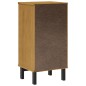 vidaXL Mesita de noche FLAM madera maciza de pino 40x35x80 cm vidaXL Mesita de noche FLAM madera maciza de pino 40x35x80 cm