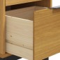 vidaXL Mesita de noche FLAM madera maciza de pino 40x35x80 cm vidaXL Mesita de noche FLAM madera maciza de pino 40x35x80 cm