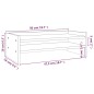vidaXL Soporte para monitor madera maciza pino marrón miel 50x24x16 cm vidaXL Soporte para monitor madera maciza pino marrón miel 50x24x16 cm