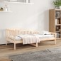 vidaXL Sofá cama madera maciza de pino 90x200 cm