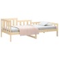 vidaXL Sofá cama madera maciza de pino 90x200 cm