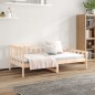 vidaXL Sofá cama madera maciza de pino 90x200 cm