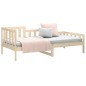 vidaXL Sofá cama madera maciza de pino 90x200 cm