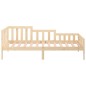 vidaXL Sofá cama madera maciza de pino 90x200 cm