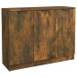 vidaXL Aparador madera contrachapada color roble ahumado 90,5x30x70 cm vidaXL Aparador madera contrachapada color roble ahumado 90,5x30x70 cm