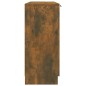 vidaXL Aparador madera contrachapada color roble ahumado 90,5x30x70 cm vidaXL Aparador madera contrachapada color roble ahumado 90,5x30x70 cm