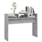 vidaXL Mesa consola madera de ingeniería gris hormigón 105x30x80 cm vidaXL Mesa consola madera de ingeniería gris hormigón 105x30x80 cm