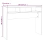 vidaXL Mesa consola madera de ingeniería gris hormigón 105x30x80 cm vidaXL Mesa consola madera de ingeniería gris hormigón 105x30x80 cm